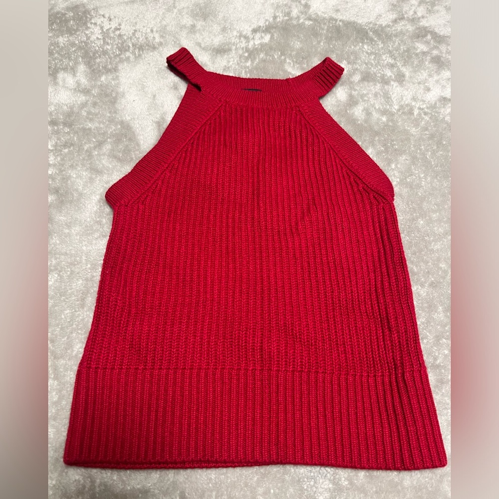 Cherry Red Crop Top